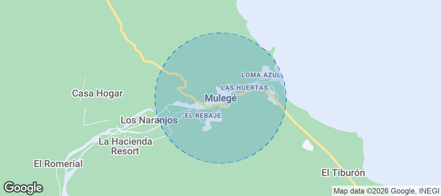 Mulegé Airbnb map